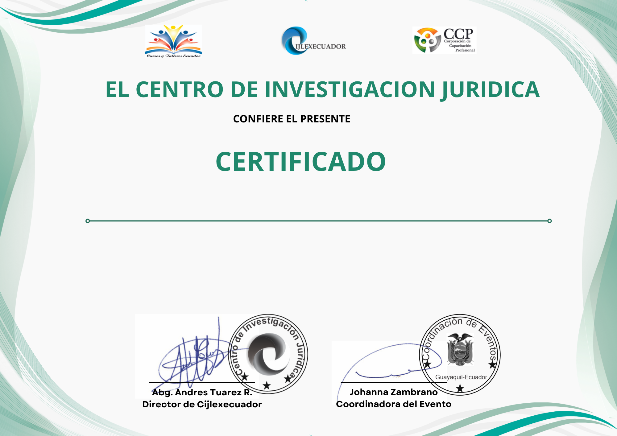 Certificado digital CIJLEX Ecuador