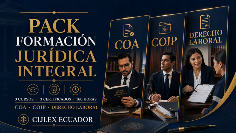 Pack Formación Jurídica Integral